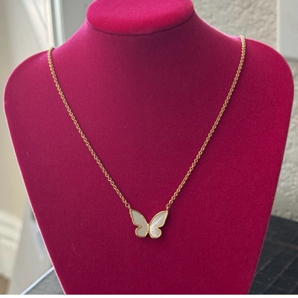 EUC Kate ♠️ Butterfly Pendant Necklace - Picture 2 of 3
